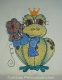 Stickdatei "Frosch #2"
