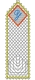 Stickdatei "FSL mit/ohne Organza - Lesezeichen - Y"