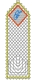Stickdatei "FSL mit/ohne Organza - Lesezeichen - F"