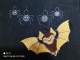 Stickdatei "Vollstick - Fledermaus - Carlos + Spinnen und Spinnennetze"