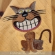 Stickdatei "Schmunzelkatze"