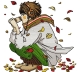 Stickdatei "Knabe im Herbst"