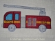 Stickdatei "Feuerwehr-Leiterwagen"