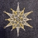 Stickdatei "Lace - Schneeflocke/Stern" Nr. 9 (80, 100, 120, 150 mm)