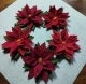 Embroidery file Lace - Poinsettia napkin ring