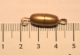 Schraubverschluss "Oval" - 24x8 mm kupferfarben
