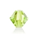 25 Stück - PRECIOSA-M.C. Bicone 3,0 mm - Lime Green