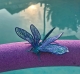 Stickdatei "FSL & ITH - Libelle-Blauflügel-Prachtlibelle (Calopteryx splendens)" --- Design Pack
