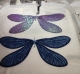 Stickdatei "FSL & ITH - Libelle-Blauflügel-Prachtlibelle (Calopteryx splendens)" --- Design Pack