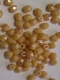 #83 50 Stück - 4,0 mm Glasschliffperlen - opak beige AB