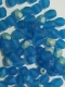 #49 50 Stück - 4,0 mm Glasschliffperlen - tr. matt aquablue AB