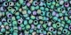 10 g TOHO Seed Beads 11/0 TR-11-0706 - Matte-Color Iris Teal (C)
