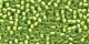 10 g TOHO Seed Beads 11/0 TR-11-0946 - Inside-Color Peridot/Yellow-Lined (E)