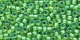 10 g TOHO Seed Beads 11/0 TR-11-0947 - Inside-Color Aqua/Yellow-Lined (E)
