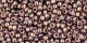 10 g TOHO Seed Beads 11/0 TR-11-0325 - Gold-Lustered Lt Tanzanite (C)