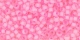 10 g TOHO Seed Beads 11/0 TR-11-0969 - Inside-Color Crystal/Neon Carnation Lined (E,F)