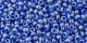 10 g TOHO Seed Beads 11/0 TR-11-1057 - Inside-Color Lt Sapphire/Opak Dk Blue Lined (E)