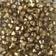 #22.00 - 25 Stück - 4,0 mm Crystal Bicone gold