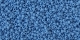 5g TOHO SeedBeads 15/0 TR-15-0043 DF - Opaque Matte Med. Blue