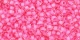 10 g TOHO Seed Beads 11/0 TR-11-0965 - Inside-Color Crystal/Carnation Lined (E,F)