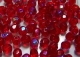 #77.3 50 Stück - 4,0 mm Glasschliffperlen - tr.rot AB