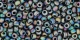 10 g TOHO Seed Beads 11/0 TR-11-0086 F - Metallic-Frosted Rainbow Iris