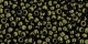 10 g TOHO Seed Beads 11/0 TR-11-0422 - Gold-Lustered Dk Chocolate Bronze (C)