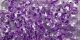 #046 10g SuperDuo-Beads crystal dark purple lined