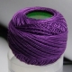 5g Spitzen-Häkelgarn "Venus" Stärke 70 N°em500 Dark Violet
