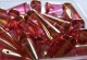 #10 - 10 Stck. Spike-Bead 7x17mm - crystal fuchsia goldluster