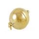 1 Kugel-Magnet-Verschluss Ø 10x14,5 mm goldfarben