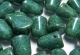 #12 - 10 Stck. Gum-Bead 7x10mm - opak dark seafoam luster