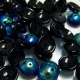 #40 - 25 Stck. Piggy-Beads 4x8mm - jet AB