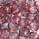 #06 - 25 Stck. Piggy-Beads 4x8mm - crystal rosé goldluster