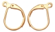 1 Paar Ohrbrisuren - 15 mm - goldfarben