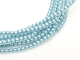 02010/24625 - 1 Strang Perlen Ø 2 mm rund - turquoise pearl-coating