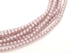 02010/75427 - 1 Strang Perlen Ø 2 mm rund - antique pink pearl-coating satin