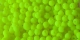 #42 - 50 Stck. Perlen Ø 3 mm rund - samtig neon gelb