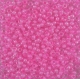 #088 10 Gramm Rocailles crystal pink lined 9/0 2,6 mm