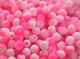 #99.05 50 Stück - 4,0 mm Glasschliffperlen - white neon pink