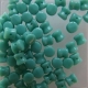 #04 - 25 Stck. Diabolo Beads 4x6 mm opak green turquoise
