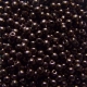 #14b - 50 Stück Perlen rund - jet dark bronze - Ø 3 mm