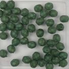 #18 25 Stück - 5,0 mm Glasschliffperlen - green wax matt