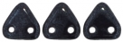 #02 10g Triangle-Beads 6mm - jet hematite