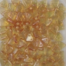 #22 10g Triangle-Beads 6mm - topaz - champagne luster