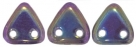 #06 10g Triangle-Beads 6mm - tanzanite purple iris