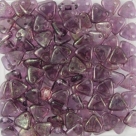 #07 10g Triangle-Beads 6mm - tanzanite luster gold