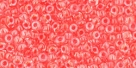 10 g TOHO Seed Beads 11/0 TR-11-0803 - Luminous Neon Salmon (E)