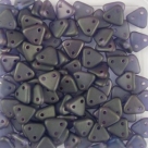 #28 10g Triangle-Beads 6mm - sapphire - copper picasso