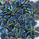 #29 10g Triangle-Beads 6mm - jet green iris